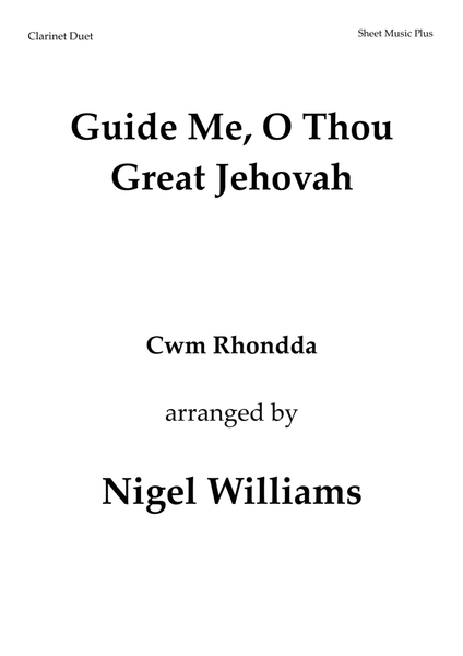 Guide Me, O Thou Great Jehovah, for Clarinet Duet image number null