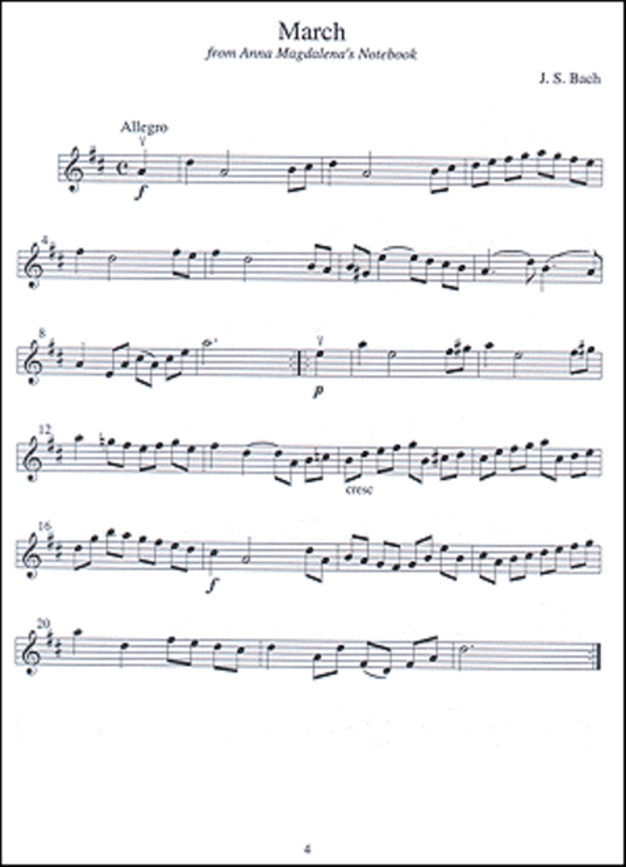 The Student Violinist: Bach