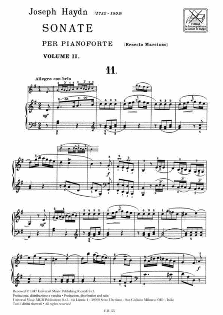 Sonate Per Pianoforte