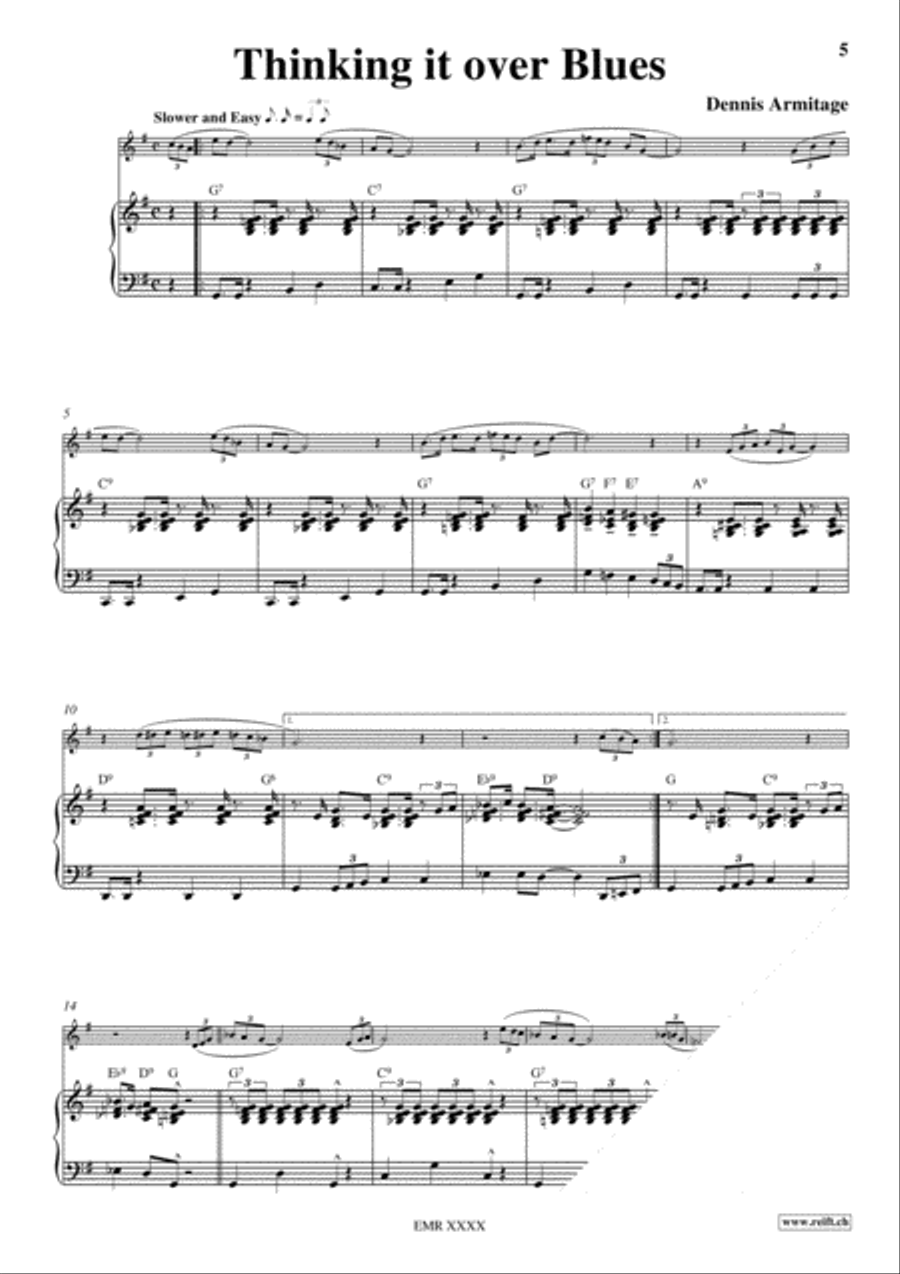 Blues Piano Accompaniment scores gallery preview page 4