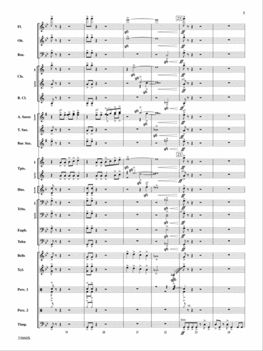 Critical Mass Concert Band scores gallery preview page 25