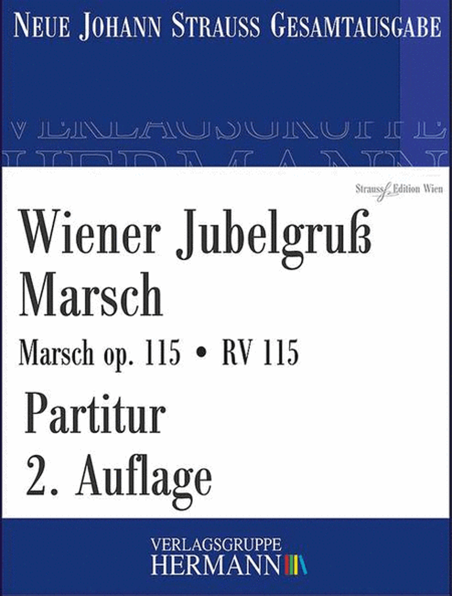 Wiener Jubelgruß Marsch op. 115 RV 115 Orchestra scores gallery preview page 1