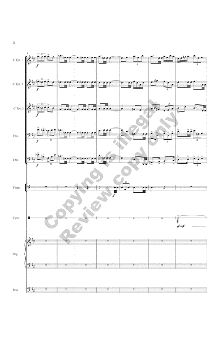 The Snow Lay On the Ground!: Nine Festive Carol Settings (Complete Compilation Full Score) Choir scores gallery preview page 52