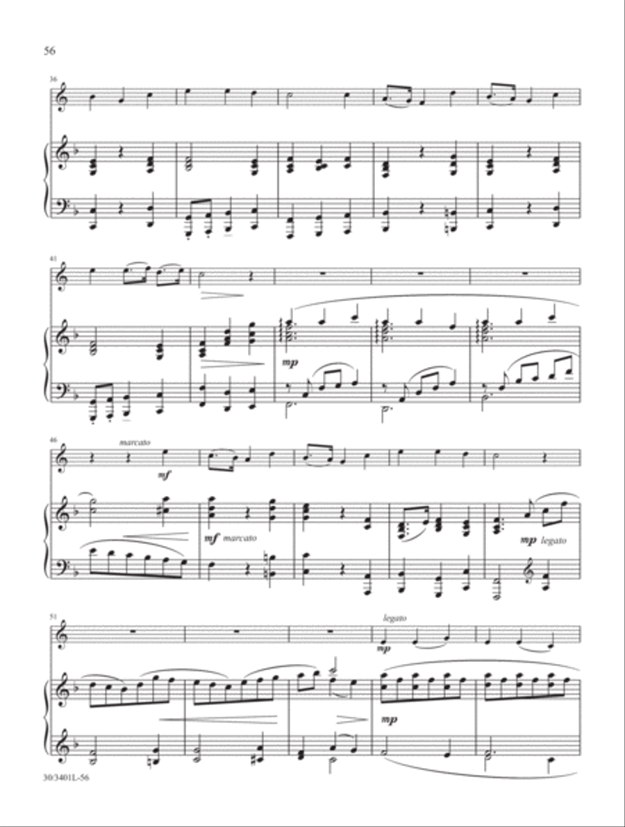 French Horn Solos for Worship, Vol. 2 Piano scores gallery preview page 25