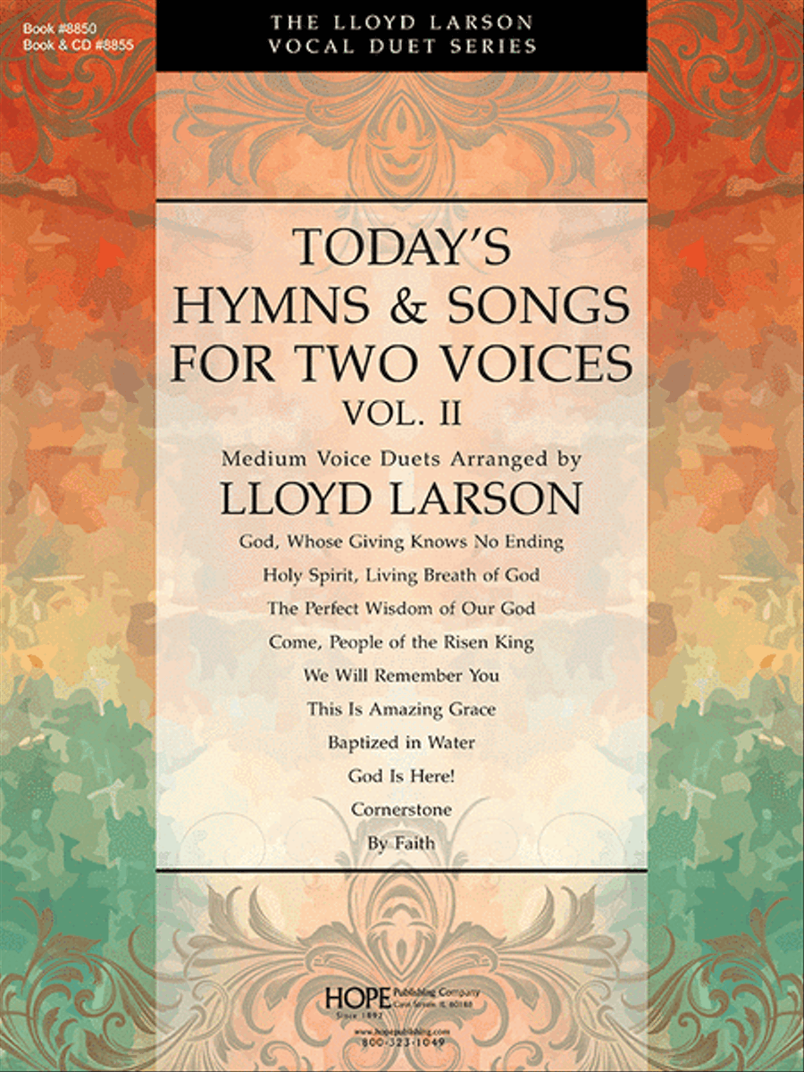 Today's Hymns and Songs for Two Voices, Vol. 2 Vocal Duet scores gallery preview page 1