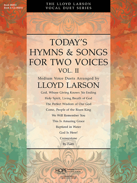 Today's Hymns and Songs for Two Voices, Vol. 2