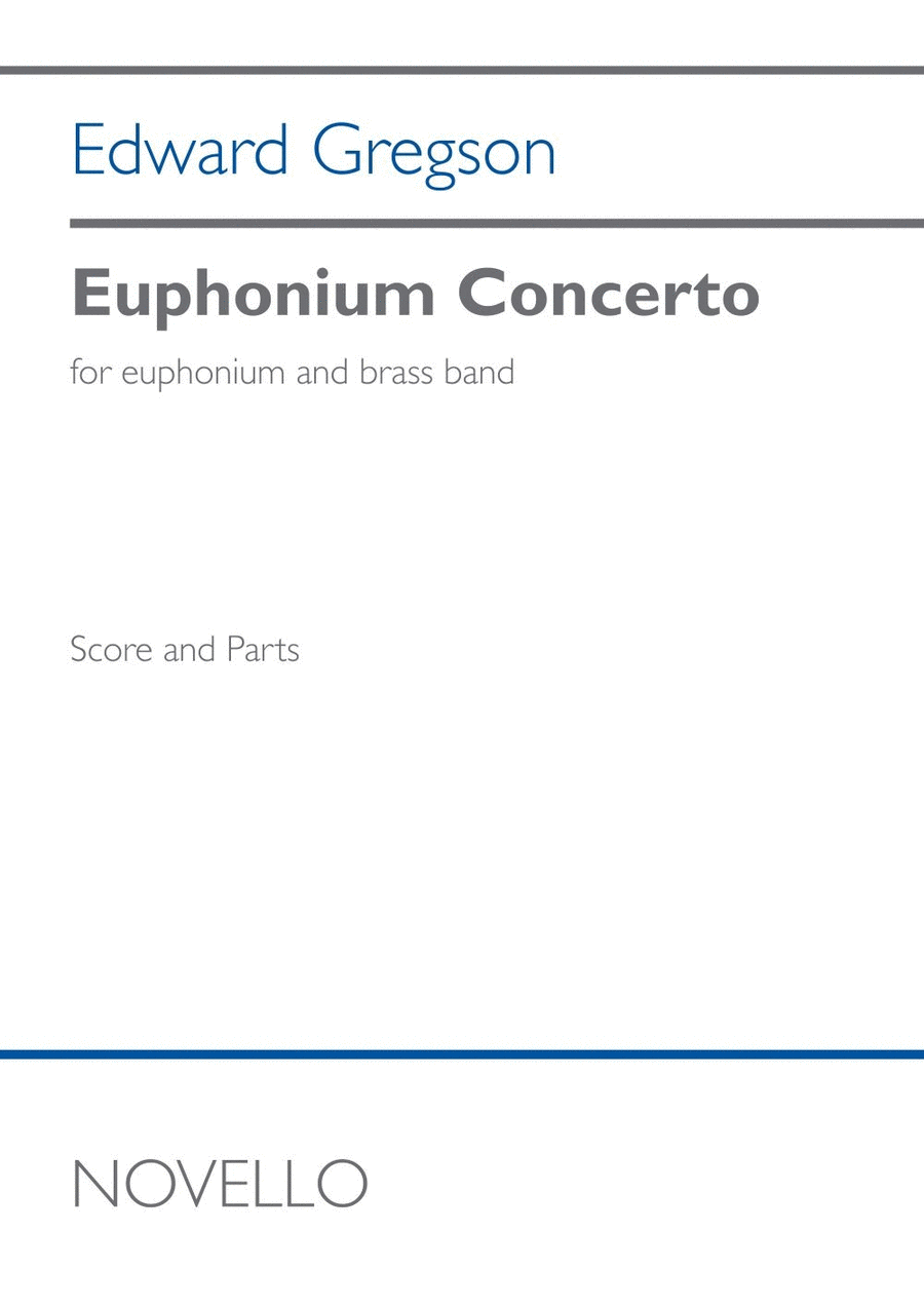 Euphonium Concerto (Version for Brass Band) Brass Band scores gallery preview page 1
