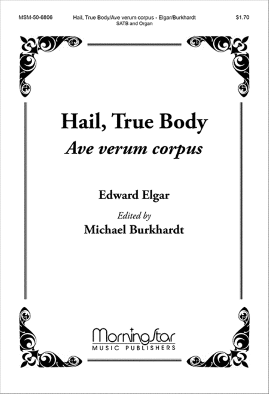 Hail, True Body/Ave verum corpus 4-Part scores gallery preview page 1