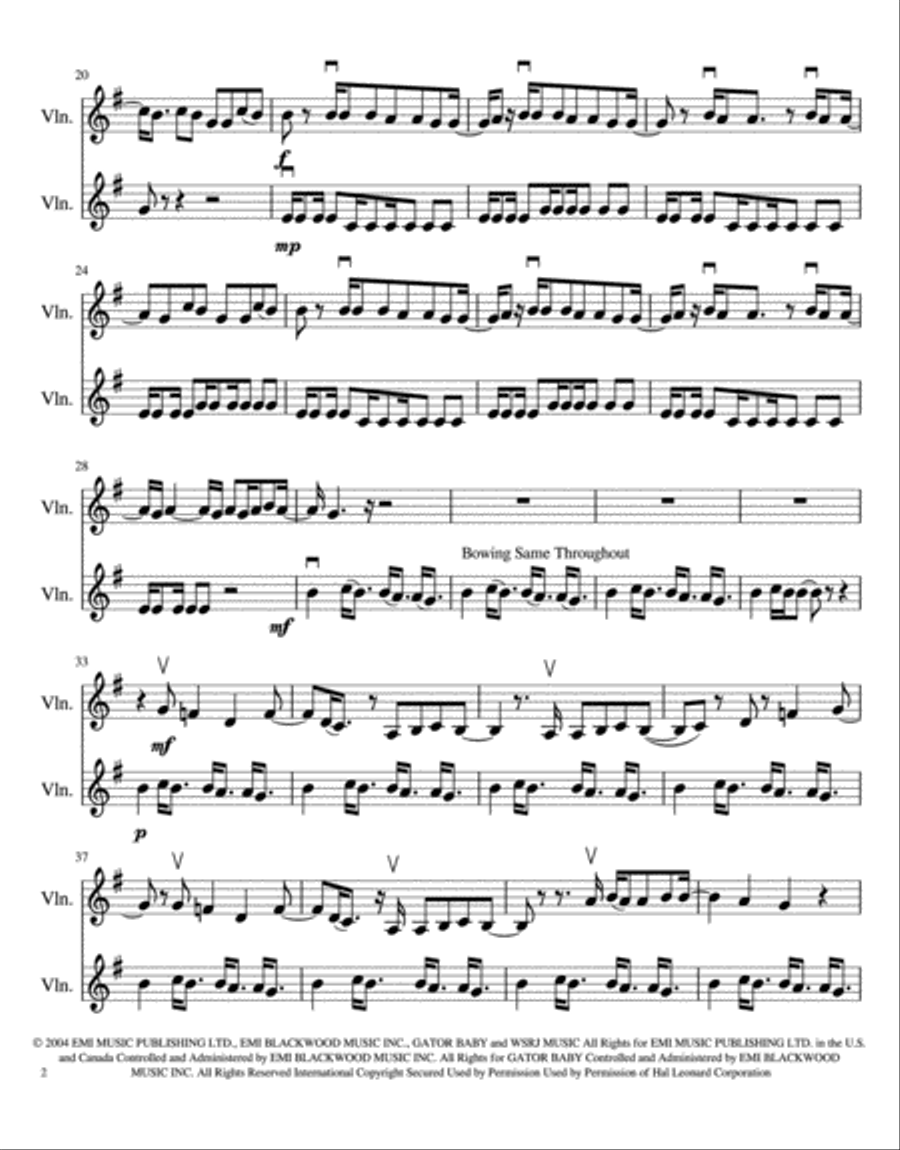 Unwritten String Duet scores gallery preview page 2