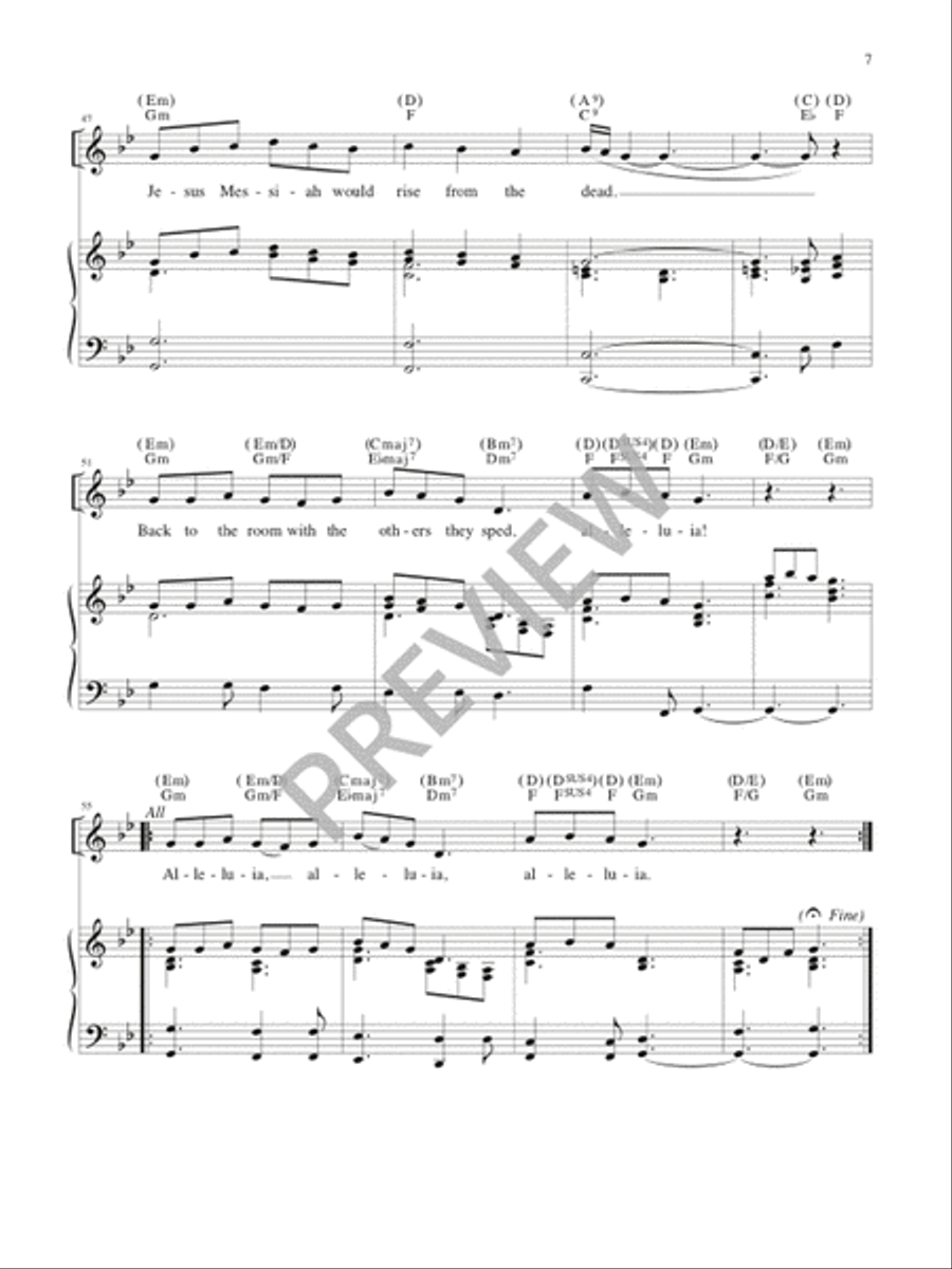 Easter Gospels Easter Gospels Flute scores gallery preview page 6