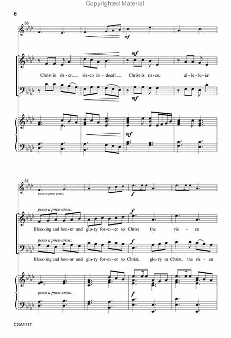 Sound the Trumpet Unison Choir scores gallery preview page 6