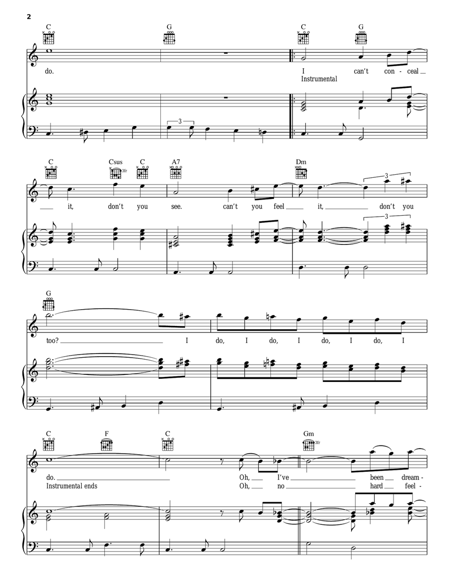 I Do, I Do, I Do, I Do, I Do Acoustic Guitar scores gallery preview page 2