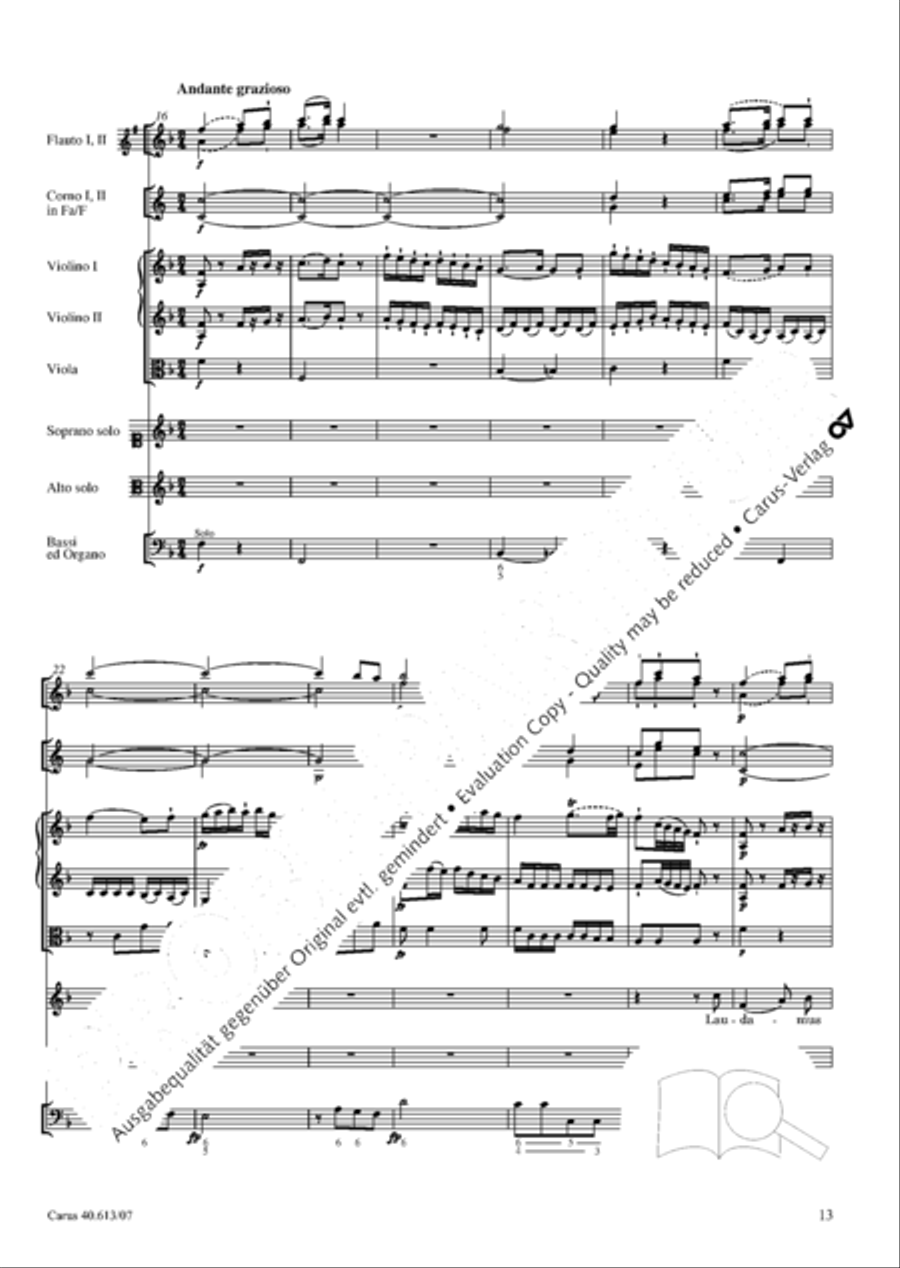 Mass in C (Missa in C) Mass in C (Missa in C) 4-Part scores gallery preview page 20