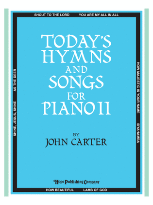 Book cover for Today's Hymns and Songs II for Piano-Digital Download