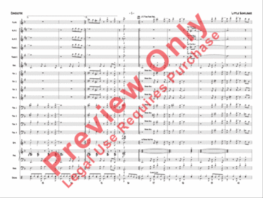 Little Sunflower Little Sunflower Jazz Ensemble scores gallery preview page 8