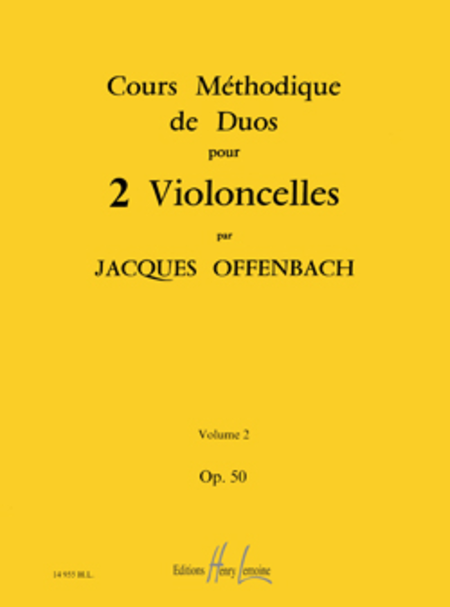 Cours methodique de duos pour deux violoncelles Op. 50 Vol. 2