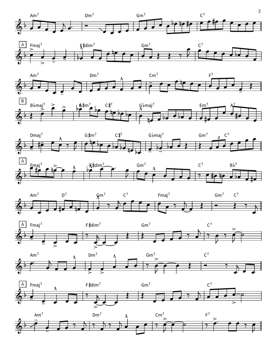 Have You Met Miss Jones? Clarinet scores gallery preview page 2