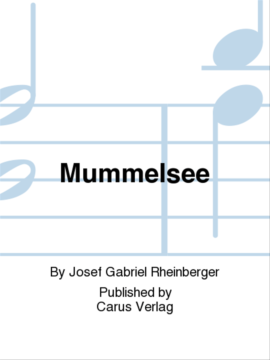 Mummelsee Mummelsee 4-Part scores gallery preview page 1