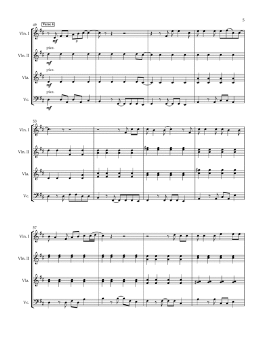 The Suburbs String Quartet scores gallery preview page 5
