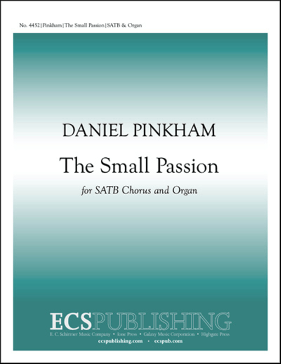 The Small Passion 4-Part scores gallery preview page 1