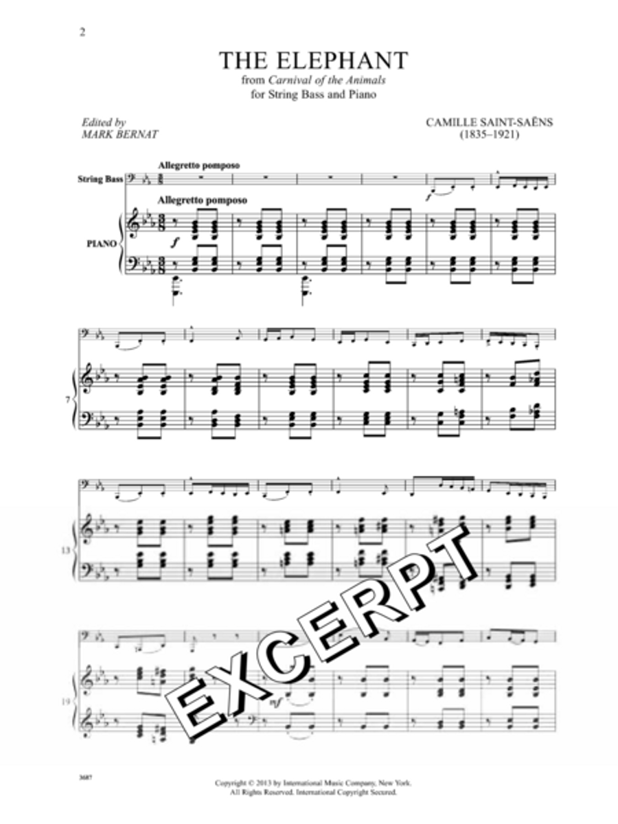 Elephants And Tortoises Double Bass scores gallery preview page 2