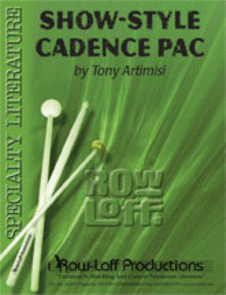 Show-Style Cadence Pac w/CD Percussion Ensemble scores gallery preview page 1