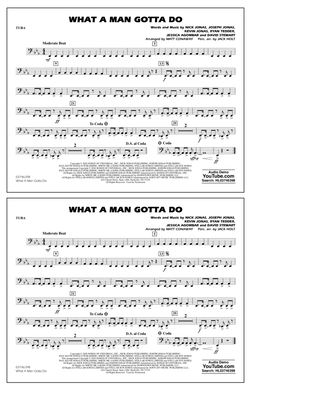 What a Man Gotta Do (arr. Jack Holt and Matt Conaway) - Tuba
