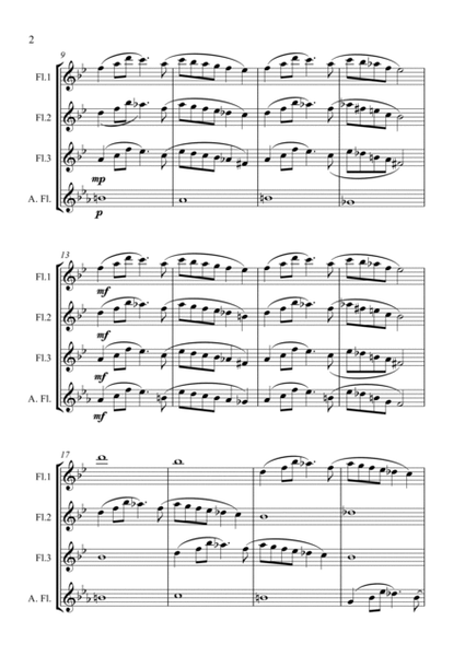 Freehand - from "A Handful of Pieces" - Flute Quartet image number null