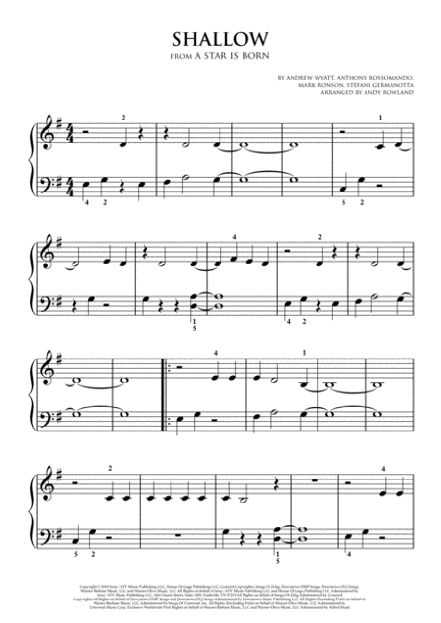 Shallow Voice scores gallery preview page 2