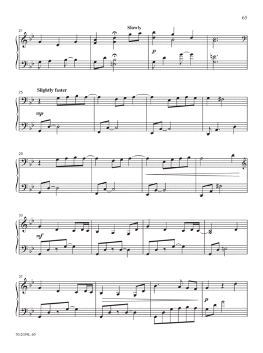 The Church Pianist's Library, Vol. 21 Piano Solo scores gallery preview page 37
