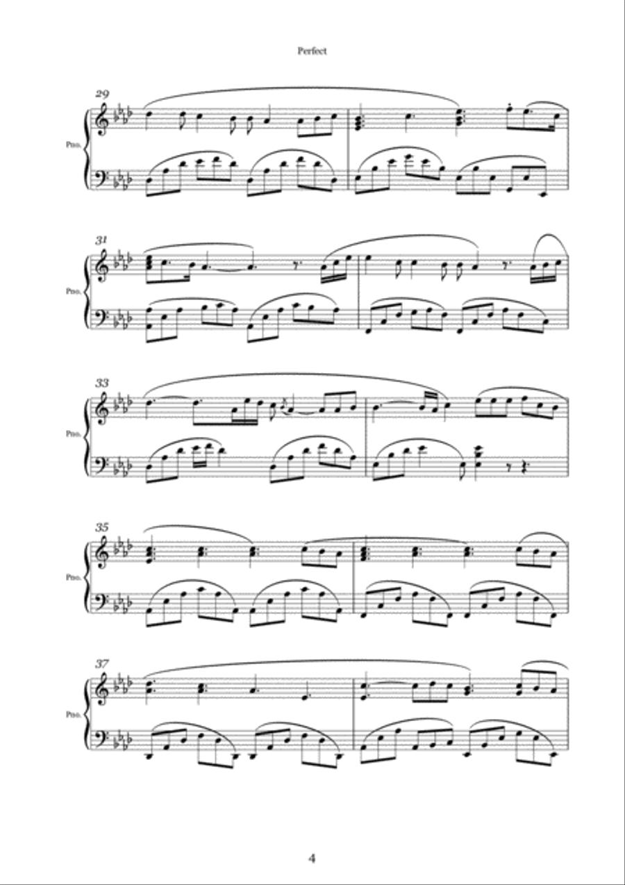 Perfect Piano Solo scores gallery preview page 4