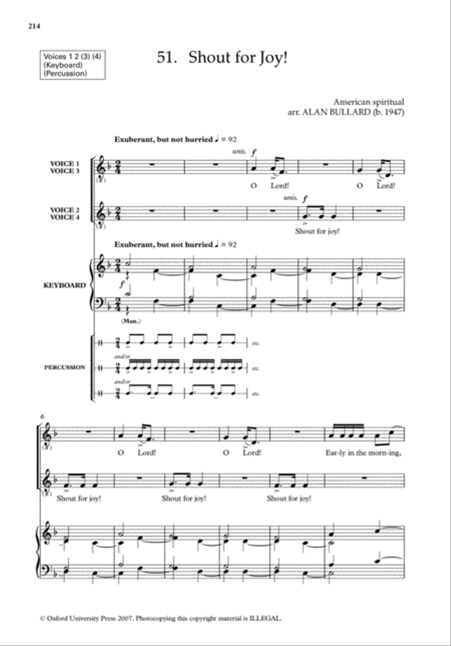 The Oxford Book of Flexible Anthems SATB scores gallery preview page 18
