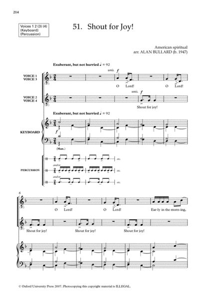 The Oxford Book of Flexible Anthems by Various SATB - Sheet Music