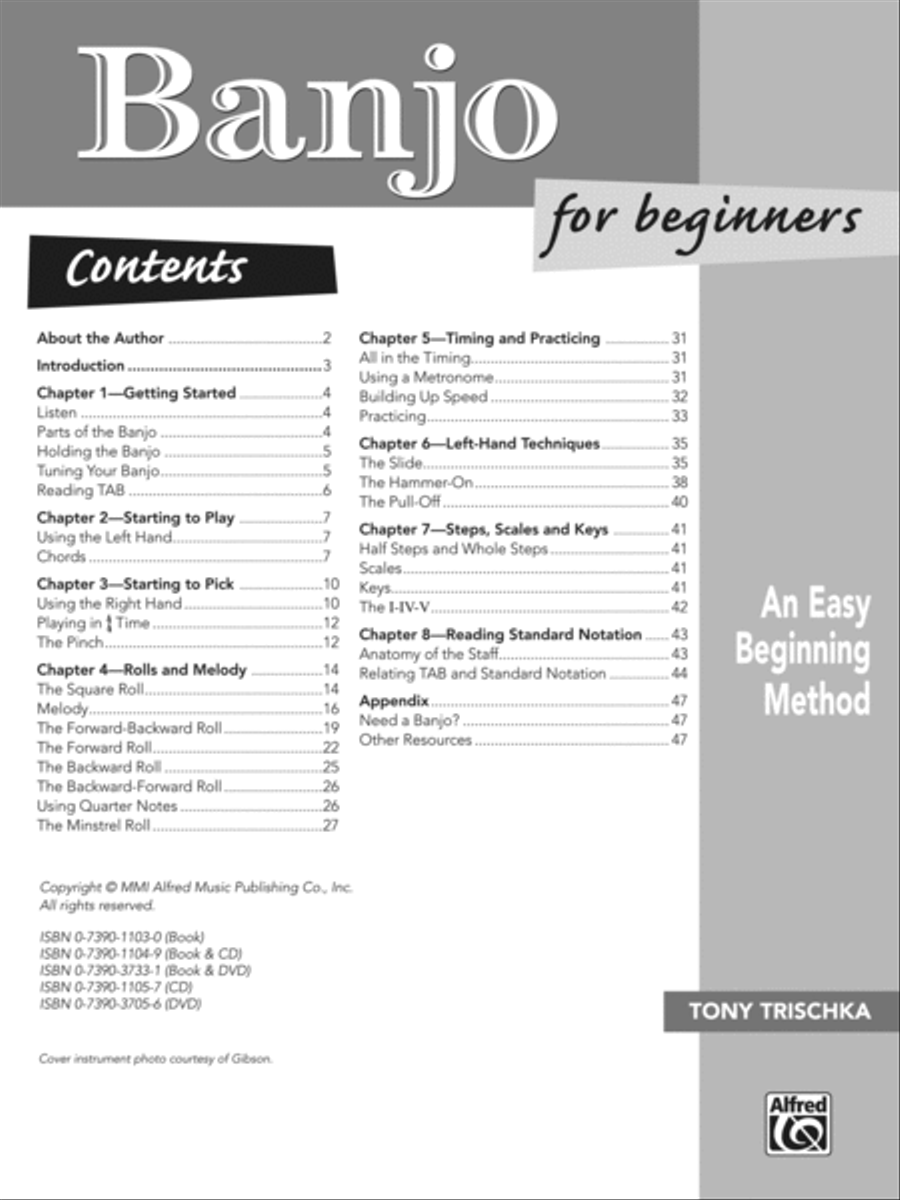 Banjo For Beginners (Book only) Banjo scores gallery preview page 2