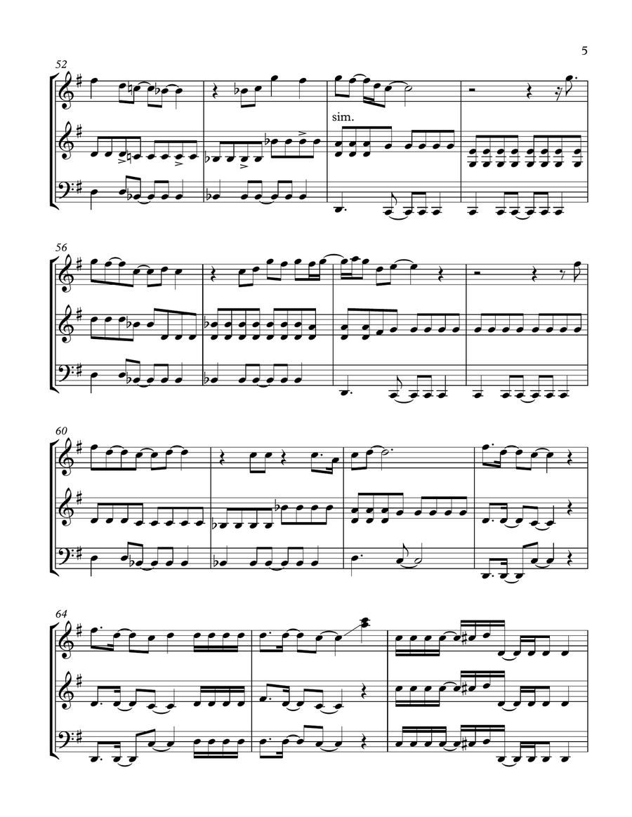 Even Flow Even Flow String Trio scores gallery preview page 5
