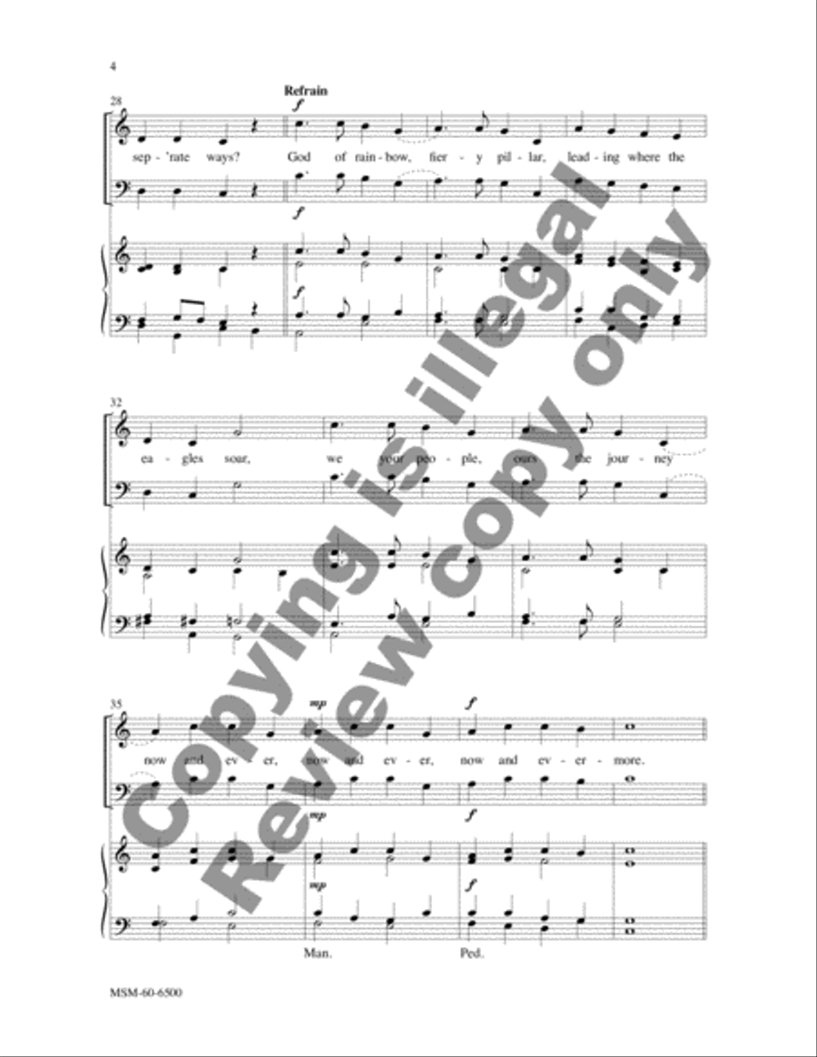 In the Midst of New Dimensions 4-Part scores gallery preview page 4