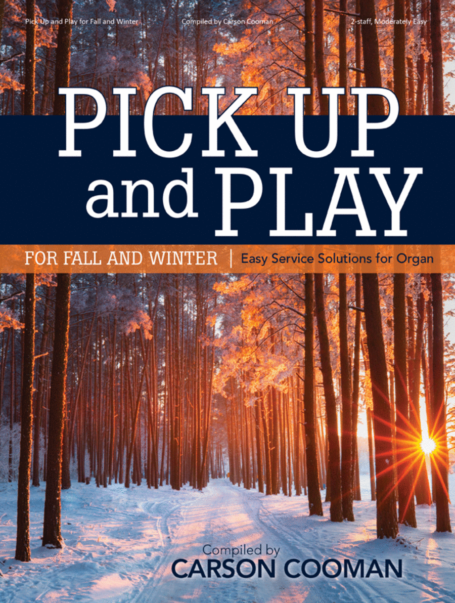 Pick Up and Play for Fall and Winter Organ Solo scores gallery preview page 1
