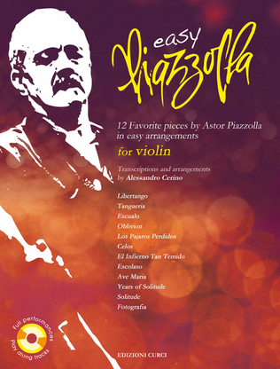 Book cover for Easy Piazzolla for Violin