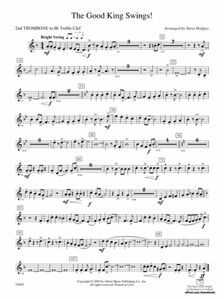 The Good King Swings!: (wp) 2nd B-flat Trombone T.C.