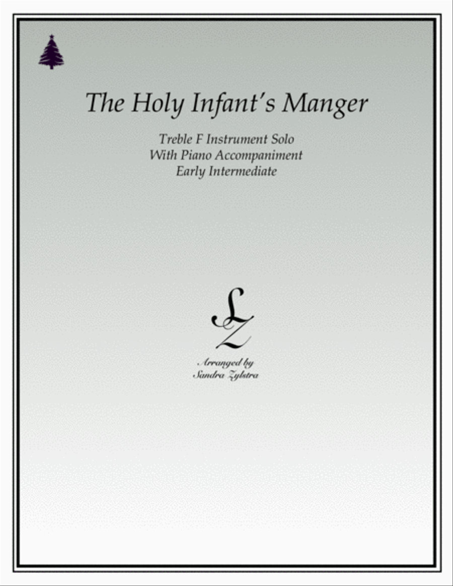 The Holy Infant's Manger (treble F instrument solo) Horn scores gallery preview page 1