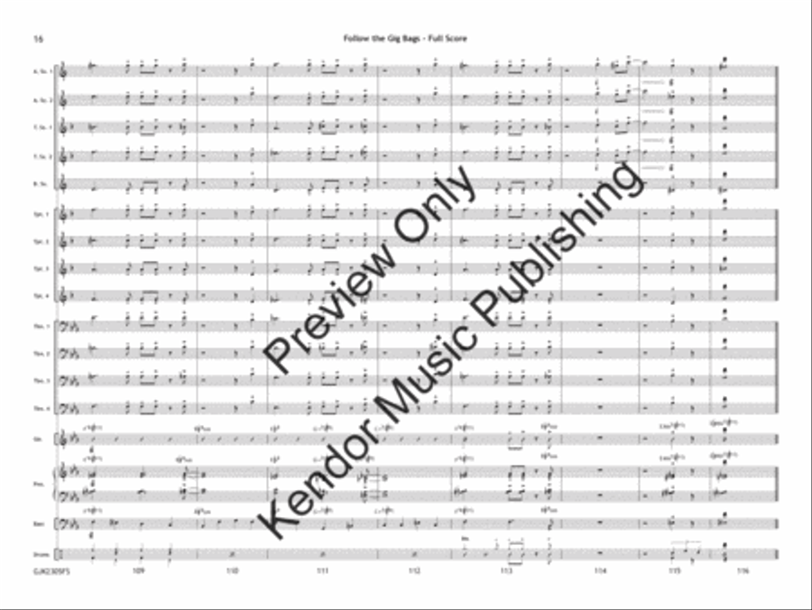 Bossa Doce Bossa Doce Jazz Ensemble scores gallery preview page 17