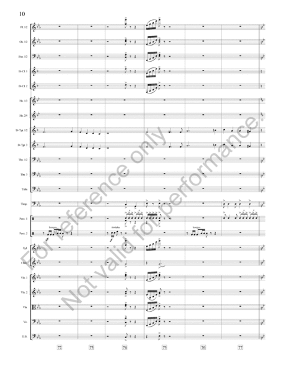 God Of Our Fathers Full Orchestra scores gallery preview page 11
