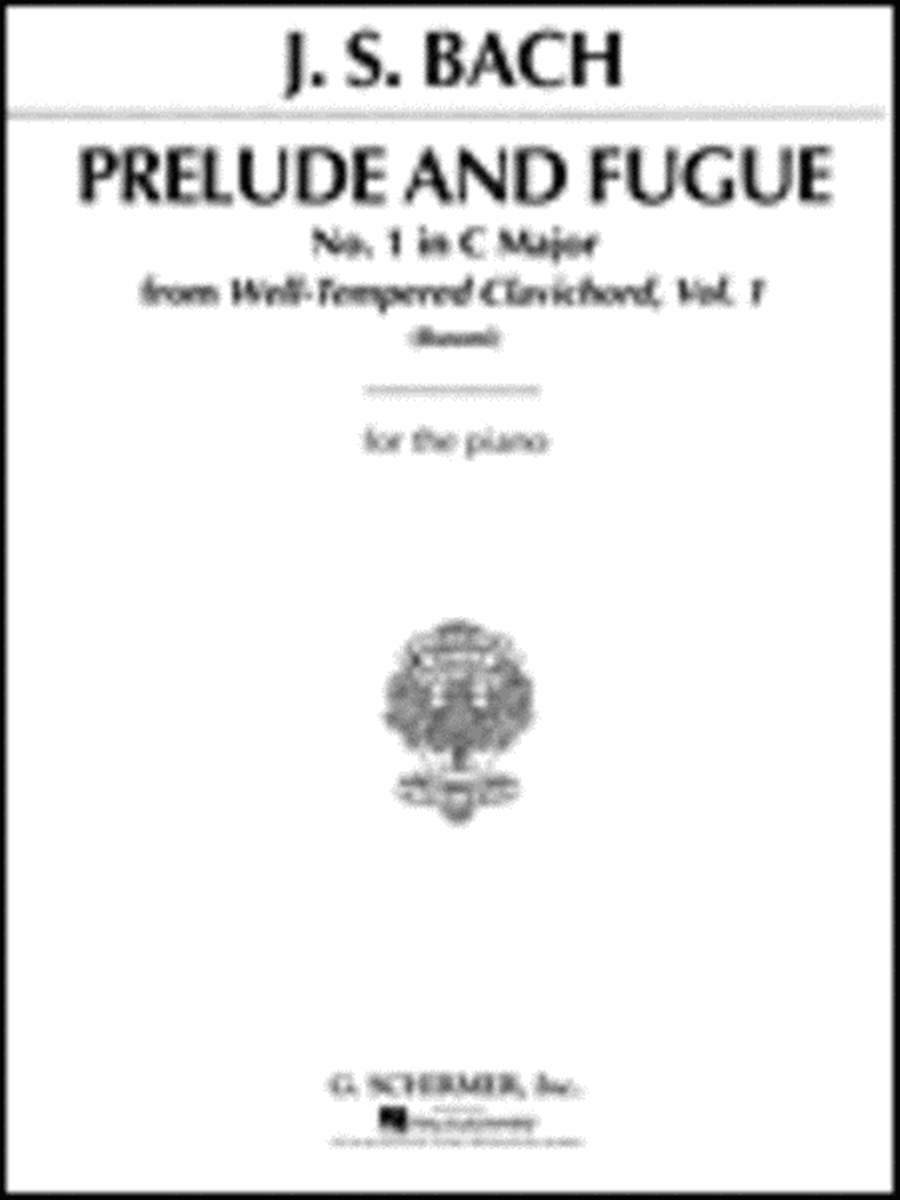 Prelude and Fugue in C Major (No. 1) Piano Solo scores gallery preview page 1