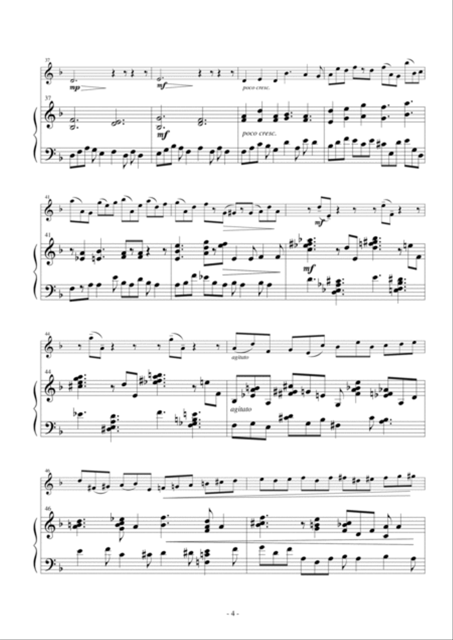 Azules y Rojos Piano scores gallery preview page 5