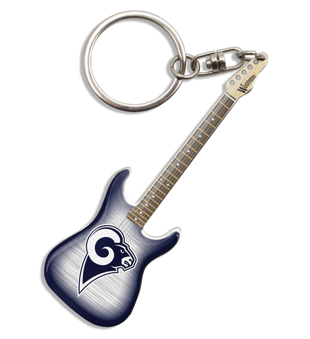 Los Angeles Rams Electric Guitar Keychain