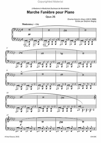 Marche funebre pour piano, Op. 26