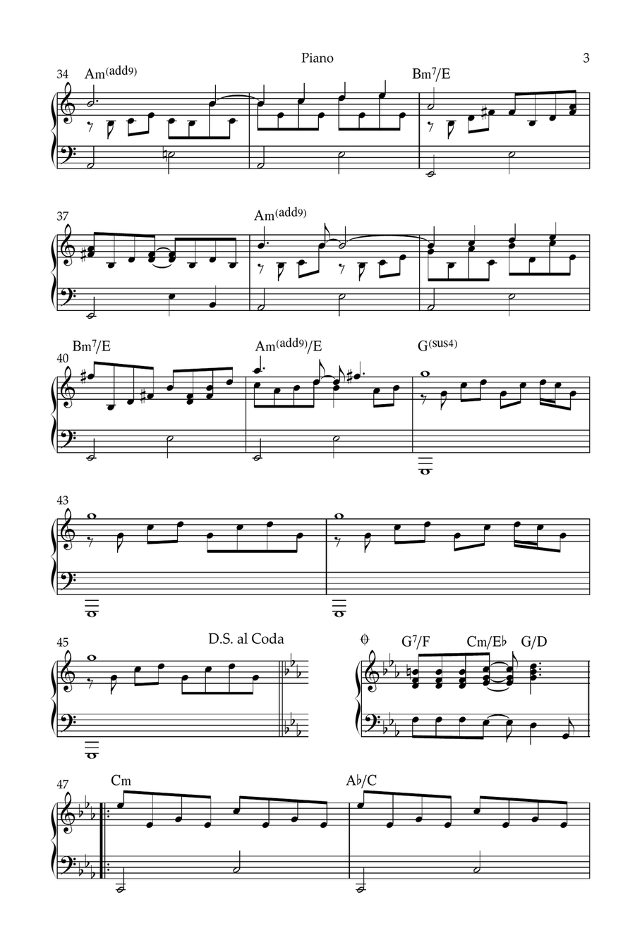 Could It Be Magic Piano Solo scores gallery preview page 3