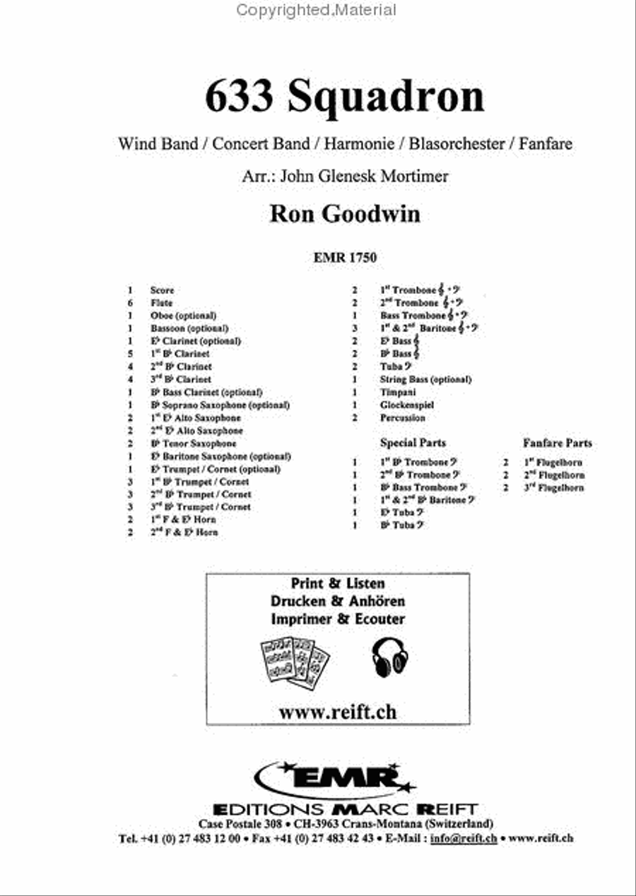 633 Squadron Concert Band scores gallery preview page 2