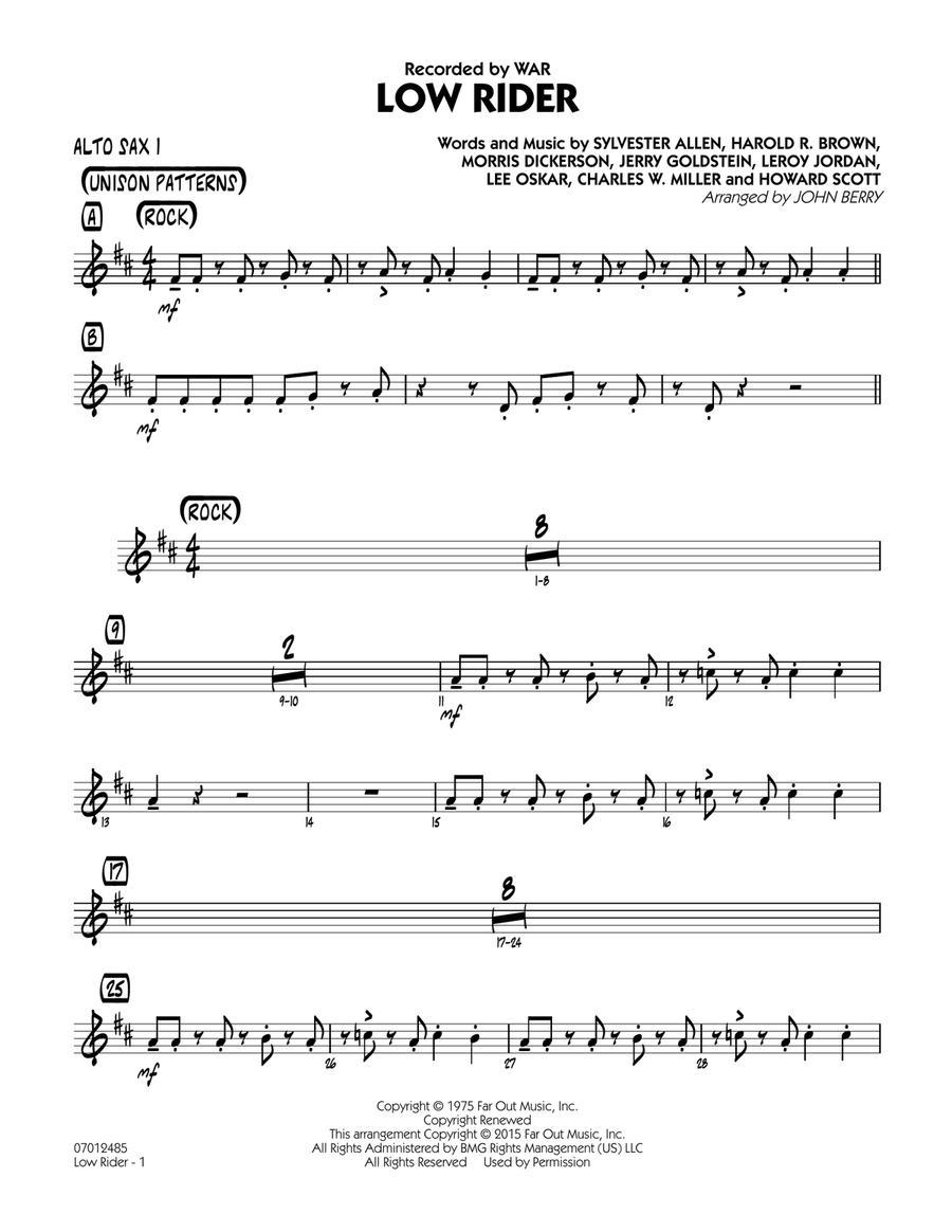 Low a on alto sax hot sale
