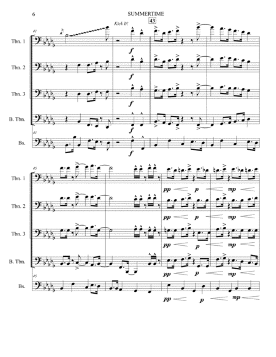 Summertime Brass Ensemble scores gallery preview page 6